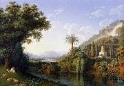 Landscape with Motifs of the English Garden in Caserta Jacob Philipp Hackert